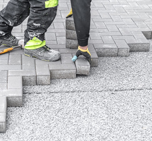 brukarstwo Łódź układanie kostki brukowej usługi brukarskie